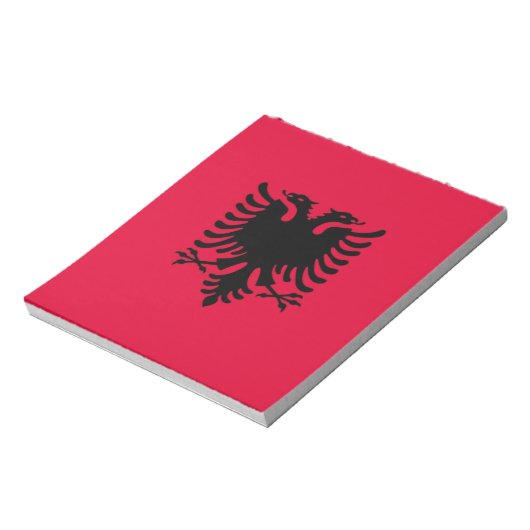 Bloc-note Drapeau albanais (Tourné)