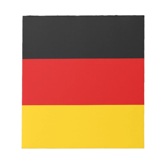 Bloc-note Drapeau allemand (Devant)