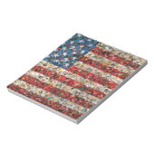 Bloc-note drapeau américain (Tourné)