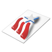 BLOC-NOTE DRAPEAU AMÉRICAIN (Incliné)