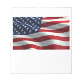 Bloc-note Drapeau américain (Devant)