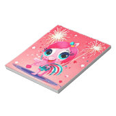 Bloc-note Drapeau américain avec Flamant rose Cartoon-69217 (Tourné)