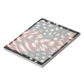 Bloc-note Drapeau américain-Camouflage par Shirley Taylor (Tourné)
