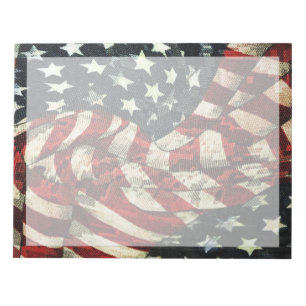 Bloc-note Drapeau américain-Camouflage par Shirley Taylor