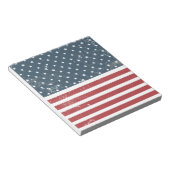 Bloc-note drapeau américain en détresse (Incliné)