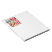 Bloc-note Drapeau américain Lady Liberty Independence (Incliné)