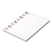 Bloc-note Drapeau américain patriotique (Tourné)