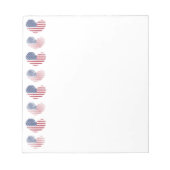 Bloc-note Drapeau américain patriotique (Devant)