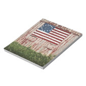 Bloc-note Drapeau américain peint sur la grange (Tourné)