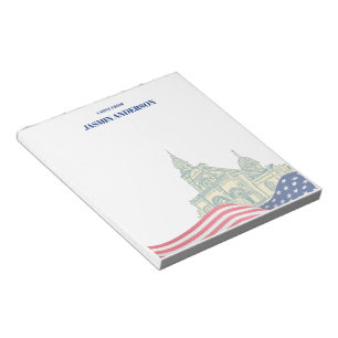 Bloc-note Drapeau américain personnalisé Patriotique USA