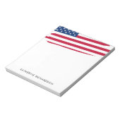 Bloc-note Drapeau américain personnalisé Patriotique USA (Tourné)