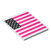 Bloc-note drapeau américain rose (Incliné)