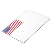 Bloc-note Drapeau américain rouge blanc et bleu (Incliné)