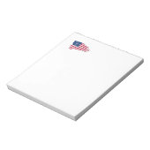 Bloc-note Drapeau américain tatoué (Tourné)