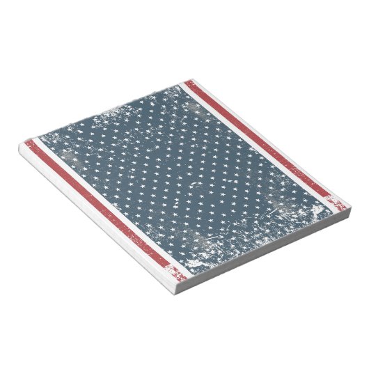 Bloc-note drapeau américain vertical (Incliné)