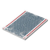Bloc-note drapeau américain vertical (Tourné)