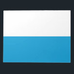 Bloc-note Drapeau bavarois<br><div class="desc">Cette conception est ornée du drapeau de la Bavière, qui est un état enclavé de l'Allemagne, occupant son coin sud-est. La Bavière est le plus grand état allemand par zone terrestre. Les principales villes de Bavière sont Munich (sa capitale et plus grande ville), Nuremberg, Augsbourg, Regensburg, Würzburg, Ingolstadt, Fürth et...</div>