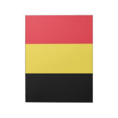 Bloc-note Drapeau belge (Tourné)
