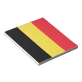Bloc-note Drapeau belge patriotique (Incliné)