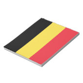 Bloc-note Drapeau belge patriotique (Tourné)