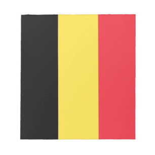 Bloc-note Drapeau belge patriotique