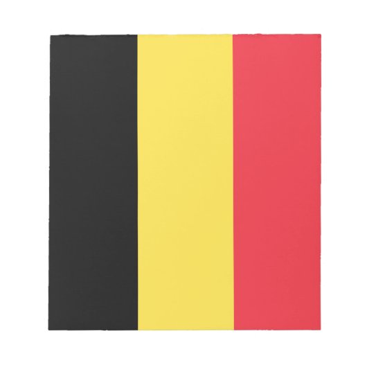 Bloc-note Drapeau belge patriotique (Devant)