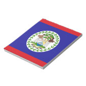Bloc-note Drapeau bélizien (Tourné)