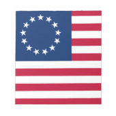 Bloc-note Drapeau Betsy Ross Old Glory américain (Devant)