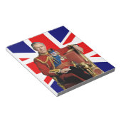 Bloc-note Drapeau britannique du roi Charles III (Incliné)