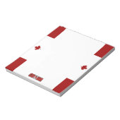 Bloc-note Drapeau canadien (Tourné)