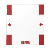 Bloc-note Drapeau canadien (Devant)