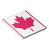 Bloc-note Drapeau canadien (Incliné)