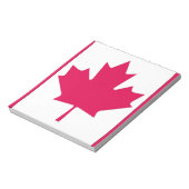 Bloc-note Drapeau canadien (Tourné)