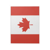 Bloc-note Drapeau canadien (Feuille d'érable) (Canada) (Tourné)