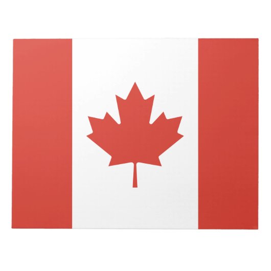 Bloc-note Drapeau canadien (Feuille d'érable) (Canada) (Devant)