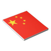 Bloc-note Drapeau Chine - Haute qualité (Incliné)