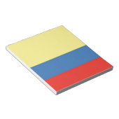 Bloc-note Drapeau Colombie (Incliné)