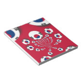 Bloc-note Drapeau Corée du Sud Kaleidoscope (Incliné)