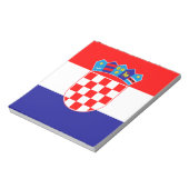 Bloc-note Drapeau croate (Tourné)