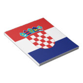 Bloc-note Drapeau croate - Trobojnica (Incliné)