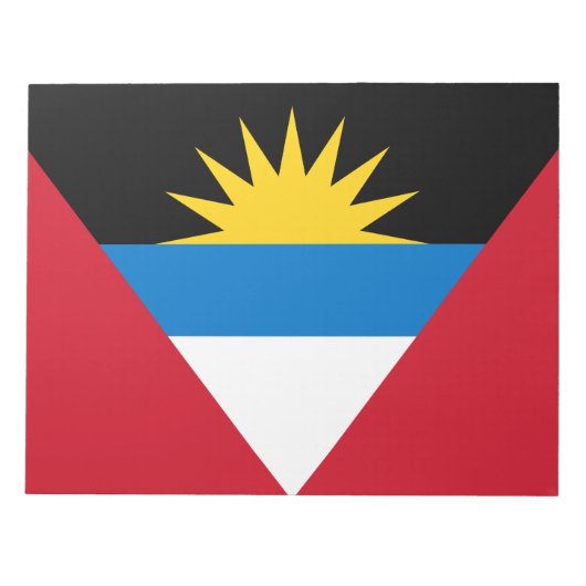 Bloc-note Drapeau d'Antigua-et-Barbuda (Devant)