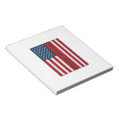 Bloc-note Drapeau de baseball en détresse Conception de vect (Incliné)