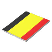 Bloc-note Drapeau de Belgique (Tourné)