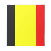 Bloc-note Drapeau de Belgique (Devant)