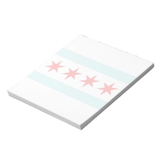 Bloc-note Drapeau de Chicago (Tourné)