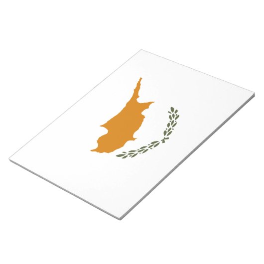 Bloc-note Drapeau de Chypre (Chypre grecque) (Incliné)