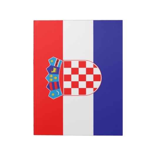Bloc-note Drapeau de Croatie (Tourné)