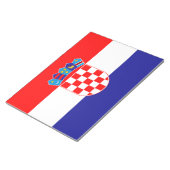 Bloc-note Drapeau de Croatie (Incliné)