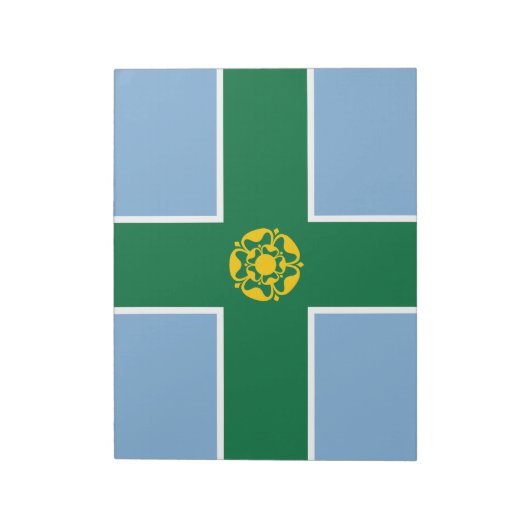 Bloc-note Drapeau de Derbyshire (Comté d'Angleterre, Royaume (Tourné)