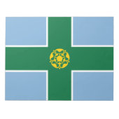 Bloc-note Drapeau de Derbyshire (Comté d'Angleterre, Royaume (Devant)
